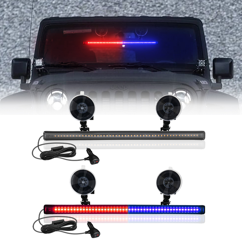 Sos Light Strobe - 48LED LED Strobe Lights Car front