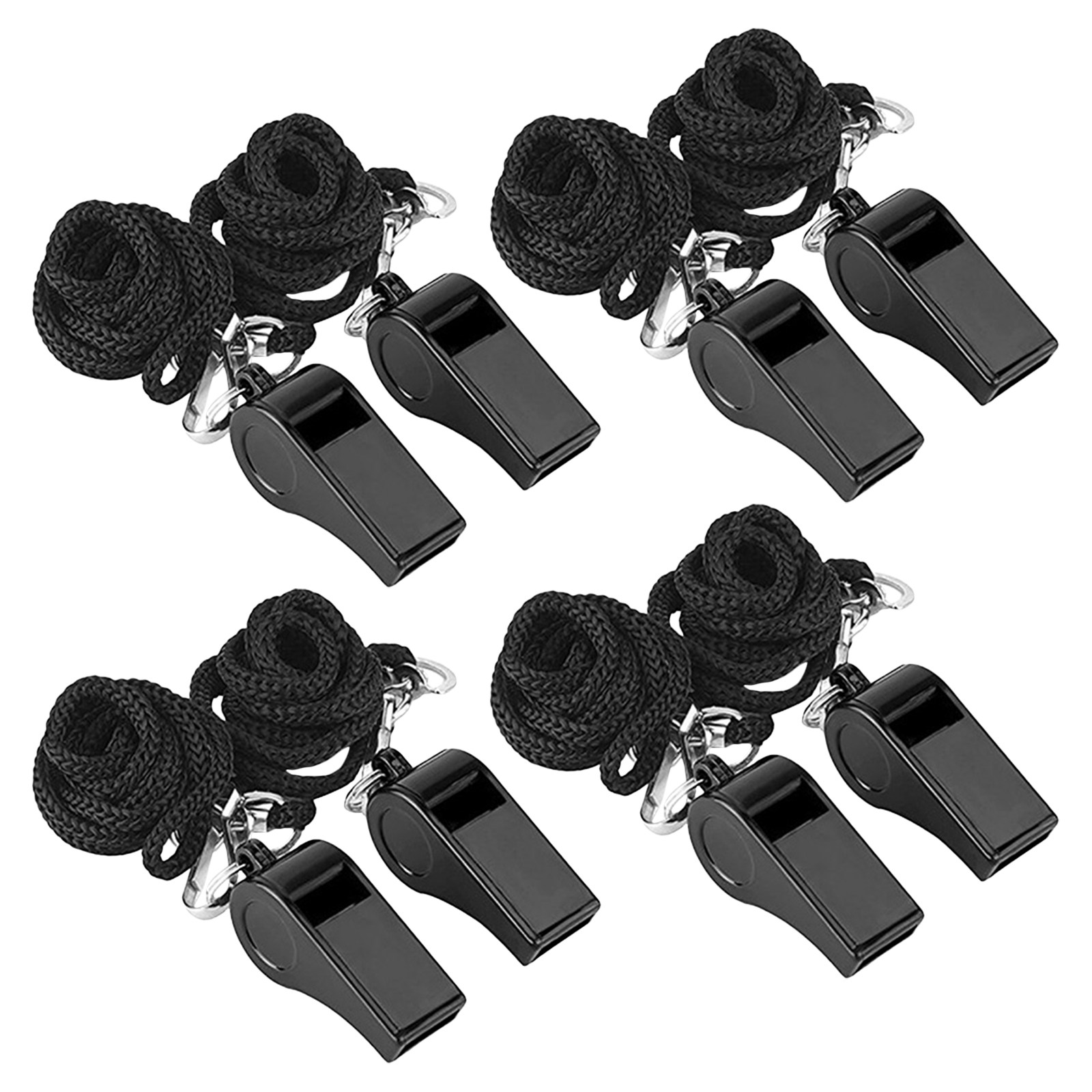 8Pcs Metal Portable Survival W - Emergency Whistle Loud 评论和价格
