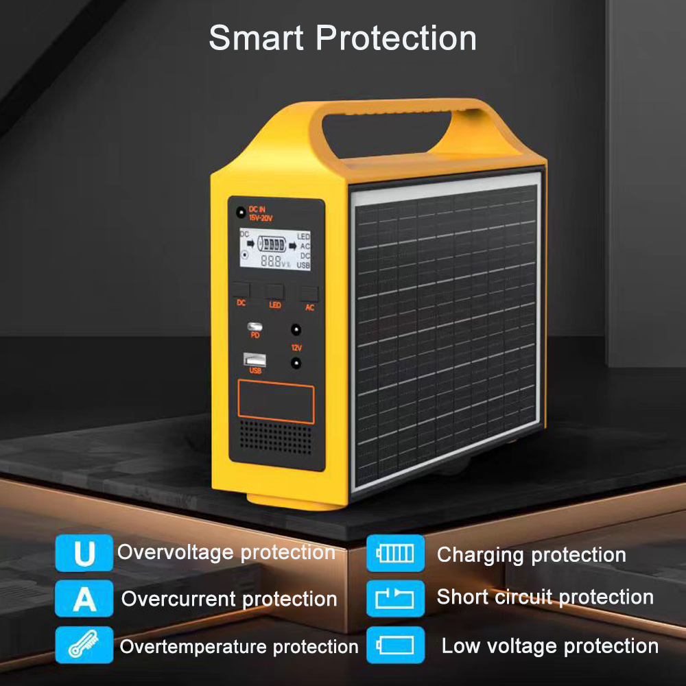 100W LiFePO4 Portable Power St - Solar Emergency Charger 评论和价格