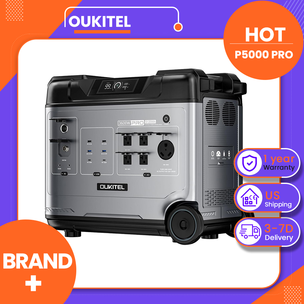 OUKITEL P5000 Pro Portable Pow - Solar Emergency Charger 评论和价格